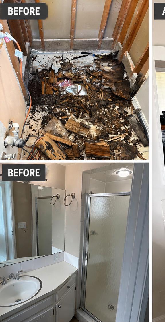 Bathroom before remodel